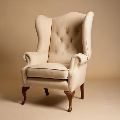 Ohrensessel gepolstert, Vintage