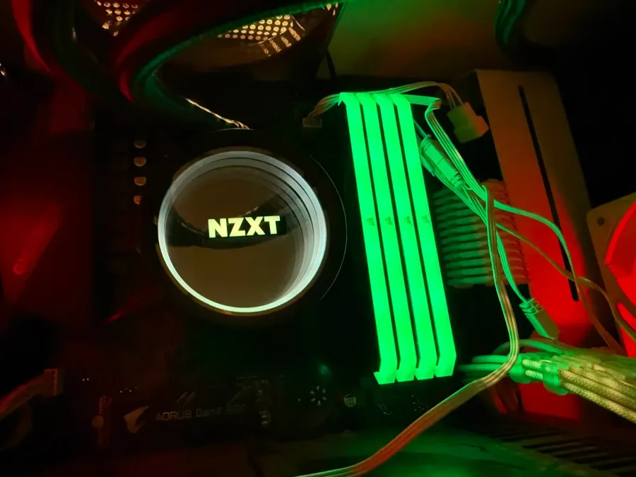 NZXT Kraken All-In-One CPU-Kühler mit LED-Beleuchtung Grafikkarte