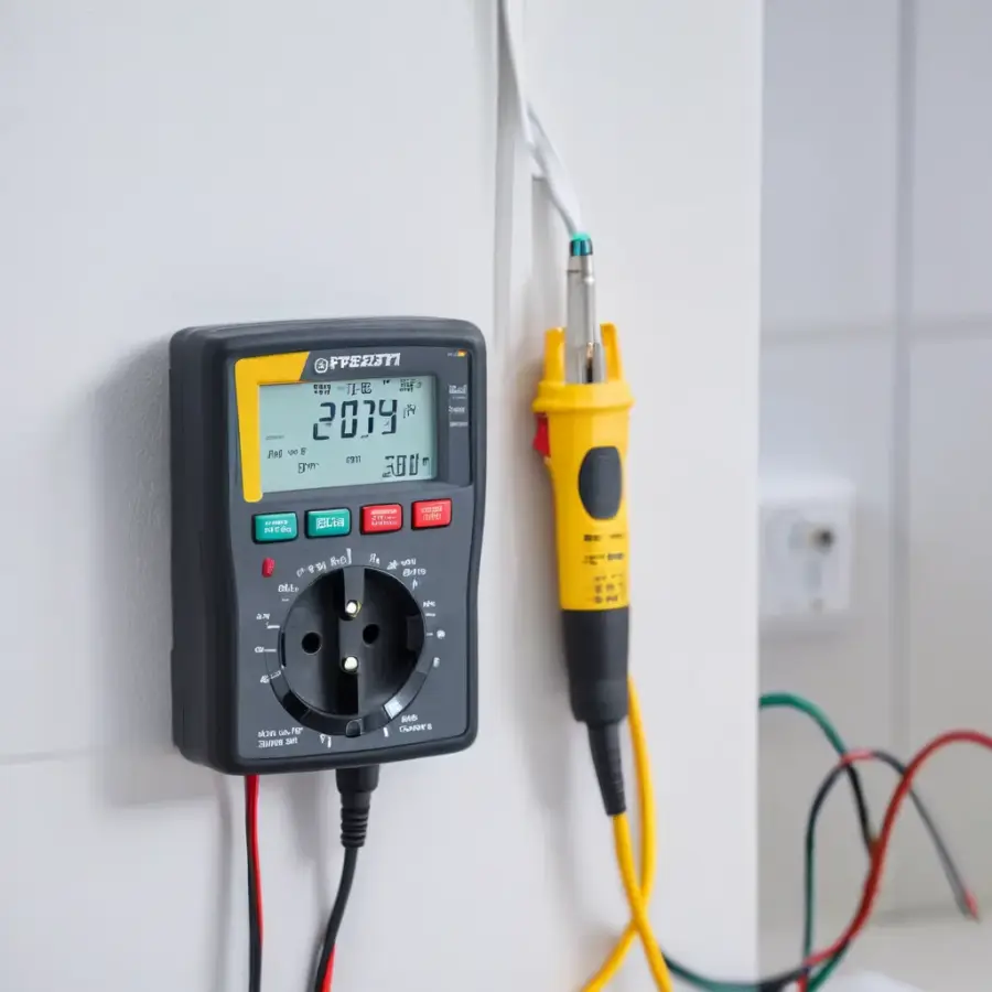 Digital-Multimeter mit Spannungsprüfer