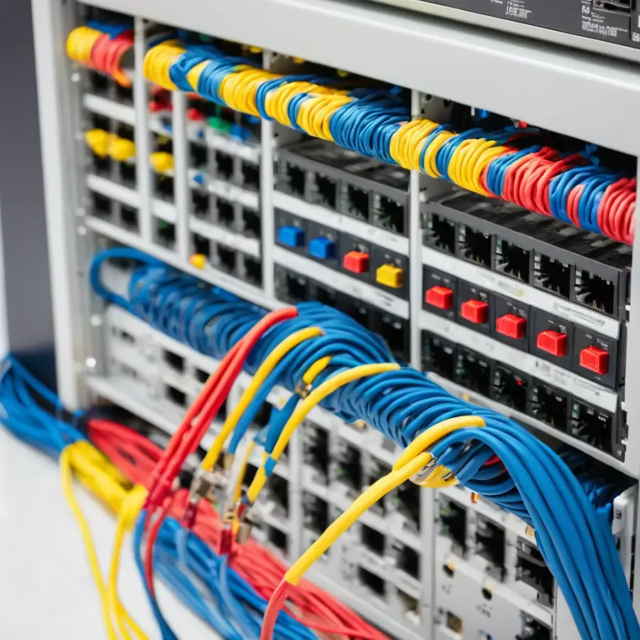 Netzwerk-Patchpanel, 24 Port